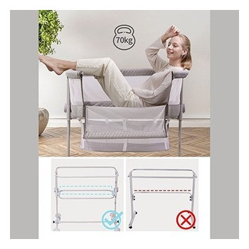 Sunveno Bedside Cot and Crib w/t Mosquito Net