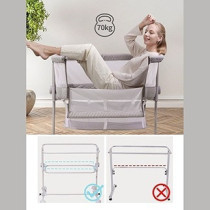Sunveno Bedside Cot and Crib w/t Mosquito Net