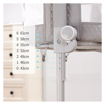 Sunveno Bedside Cot and Crib w/t Mosquito Net