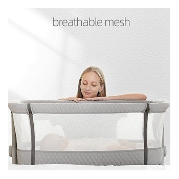 Sunveno Bedside Cot and Crib w/t Mosquito Net