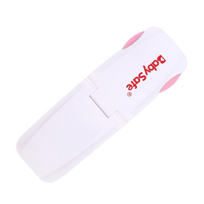 Baby Safe - Multipurpose 90Â° Cabinet Lock - Pink - Set of 4