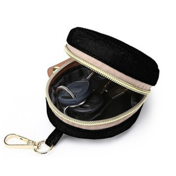 Little Story - Diaper Bag wt portable bassinet bed & pacifier pouch - Black