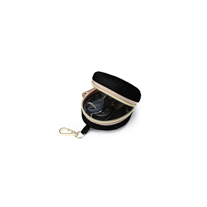 Little Story - Diaper Bag wt portable bassinet bed & pacifier pouch - Black