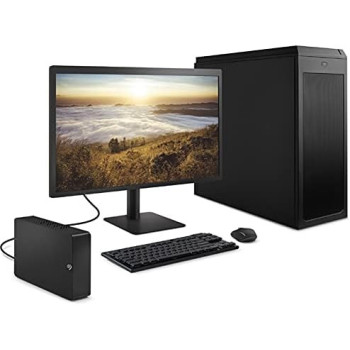 Seagate Expansion 10TB Desktop External HDD - 3.5 Inch USB 3.0 for Windows and Mac with 3 yr Data Recovery Services, Portable Hard Drive (STKP10000400)