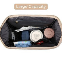 Little Story - Diaper Bag wt portable bassinet bed & pacifier pouch - Grey