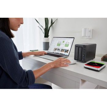 Seagate IronWolf, 6TB, NAS, Internal Hard Drive, CMR, 3.5 Inch, SATA, 6GB/s, 5,400 RPM, 256MB Cache, for RAID Network Attached Storage, 3 year Rescue Services, FFP (ST6000VNZ01)