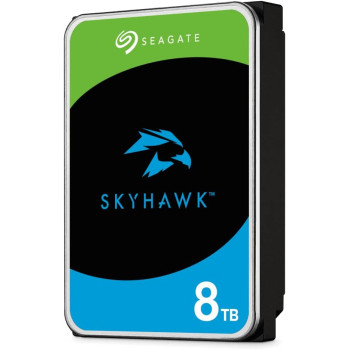 Seagate SkyHawk, 8 TB, Surveillance Internal Hard Drive HDD 3.5 Inch SATA 6 Gb/s 64 MB Cache for DVR NVR Security Camera System, and Three-year Rescue Services (ST8000VX004)