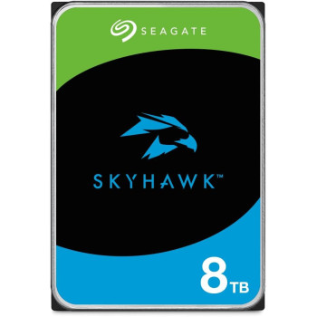 Seagate SkyHawk, 8 TB, Surveillance Internal Hard Drive HDD 3.5 Inch SATA 6 Gb/s 64 MB Cache for DVR NVR Security Camera System, and Three-year Rescue Services (ST8000VX004)