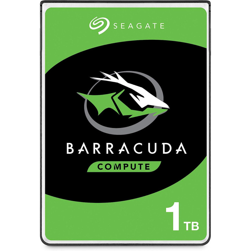 Seagate BarraCuda Mobile Hard Drive, 1TB, SATA 6GB/s, 128MB Cache, 2.5-Inch 7mm (ST1000LM048)