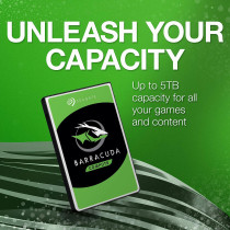 Seagate BarraCuda Mobile Hard Drive, 1TB, SATA 6GB/s, 128MB Cache, 2.5-Inch 7mm (ST1000LM048)