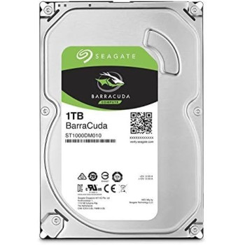Seagate BarraCuda 1TB Internal Sata 6Gb/s 64MB 7200 RPM 3.5 Inch Desktop Hard Drive -ST1000DM010