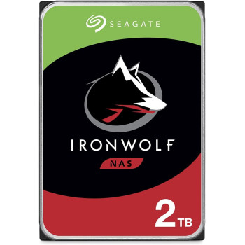 Seagate IRONWOLF 2TB Internal Hard Drive, 5900rpm 64MB