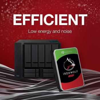 Seagate IRONWOLF 2TB Internal Hard Drive, 5900rpm 64MB