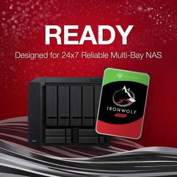 Seagate IRONWOLF 2TB Internal Hard Drive, 5900rpm 64MB