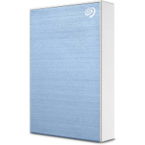 Seagate One Touch 4TB External HHD Drive with Rescue Data Recovery Services, Light Blue (STKC4000402)