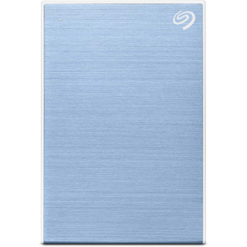 Seagate One Touch 4TB External HHD Drive with Rescue Data Recovery Services, Light Blue (STKC4000402)