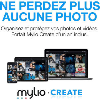 Seagate One Touch, Portable External Hard Drive, PC Notebook & Mac USB 3.0, Black, 1 yr MylioCreate, 4 month Adobe Creative Cloud Photography and Two-yr Rescue Services (STKC4000410), TB