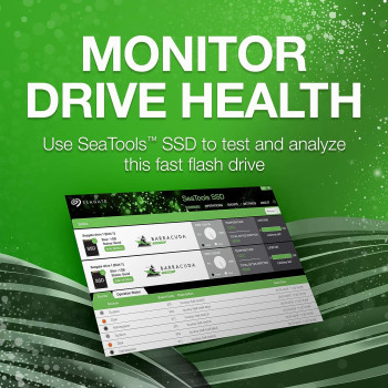 Seagate BarraCuda 120 SSD, 500 GB, Internal 2.5 Inch, SATA, 6GB/s, for Computer Desktop PC Laptop (ZA500CM1A003)