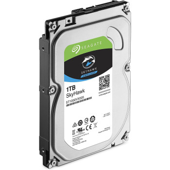 Seagate 1TB SkyHawk Surveillance Hard Drive - SATA 6Gb/s 64MB Cache 3.5-Inch Internal Drive - ST1000VX005