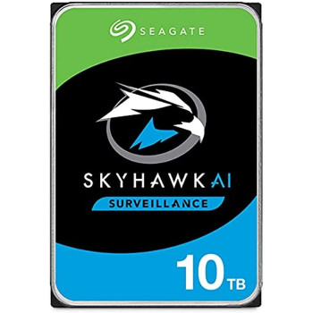 Seagate Skyhawk AI 10TB Video Internal Hard Drive HDD 3.5 Inch SATA 6Gb/s 256MB Cache for DVR NVR Security Camera System(ST10000VE001)