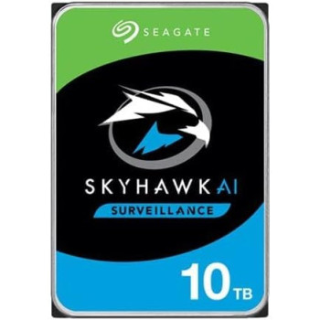 Seagate Skyhawk AI 10TB Video Internal Hard Drive HDD 3.5 Inch SATA 6Gb/s 256MB Cache for DVR NVR Security Camera System(ST10000VE001)
