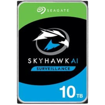 Seagate Skyhawk AI 10TB Video Internal Hard Drive HDD 3.5 Inch SATA 6Gb/s 256MB Cache for DVR NVR Security Camera System(ST10000VE001)