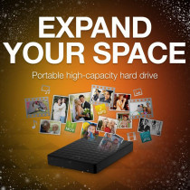 Seagate 1TB Black (STEA1000400) Expansion Portable External Hard Drive - PC / Mac / Xbox / PS4