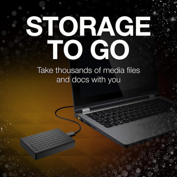 Seagate Expansion Portable 4TB External Hard Drive Desktop HDD USB 3.0 for PC Laptop (STEA4000400)