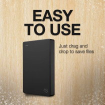 Seagate Portable 4 Tb External Hard Drive Hdd For Pc Laptop And Mac (Stgx4000400), Dark Grey