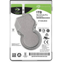 Seagate BarraCuda Pro, Internal Hard Drive 1 TB HDD, 2.5 Zoll, 128 MB Cache, SATA 6 Gb/s, Silver, Model Number: ST1000LM049