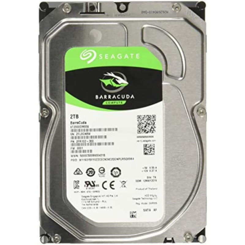 Seagate Barracuda ST2000DM008 2 TB 3.5 Inches Internal Hard Drive - SATA