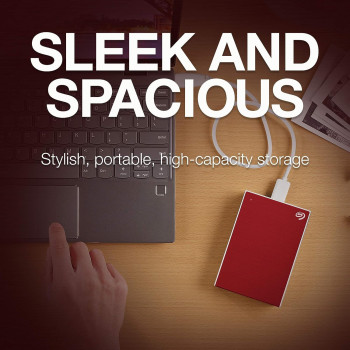 Seagate ONE TOUCH Portable 4 TB Red