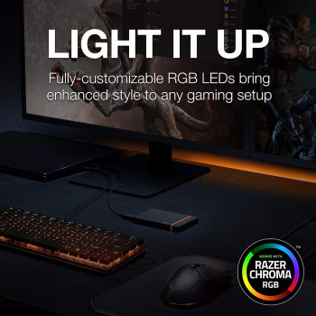 Seagate Firecuda Gaming SSD 2TB External Solid State Drive USB-C USB 3.0 with NVMe for PC Laptop (STJP2000400)