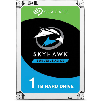 Seagate SkyHawk, 1 TB, Surveillance Internal Hard Drive HDD 3.5 Inch SATA 6 Gb/s 64 MB Cache for DVR NVR Security Camera System, and Three-year Rescue Services (ST1000VX005)