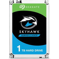 Seagate SkyHawk, 1 TB, Surveillance Internal Hard Drive HDD 3.5 Inch SATA 6 Gb/s 64 MB Cache for DVR NVR Security Camera System, and Three-year Rescue Services (ST1000VX005)