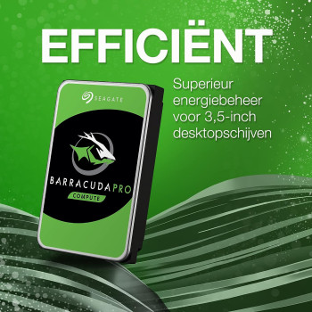 Seagate BarraCuda Internal Hard Drive 2TB SATA 6Gb/s 256MB Cache 3.5in (ST2000DM008)