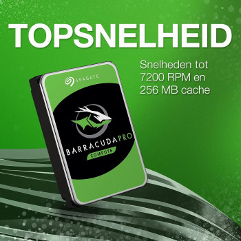 Seagate BarraCuda Internal Hard Drive 2TB SATA 6Gb/s 256MB Cache 3.5in (ST2000DM008)