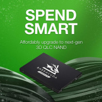Seagate BarraCuda Q1 SSD, 480 GB, Internal SSD, 2.5 Inch, SATA, 6GB/s, Upgrade 3D QLC NAND, for PC Laptop (ZA960CV1A001)