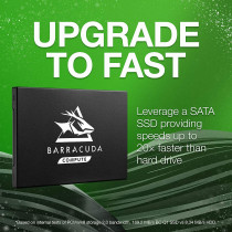 Seagate BarraCuda Q1 SSD, 480 GB, Internal SSD, 2.5 Inch, SATA, 6GB/s, Upgrade 3D QLC NAND, for PC Laptop (ZA960CV1A001)