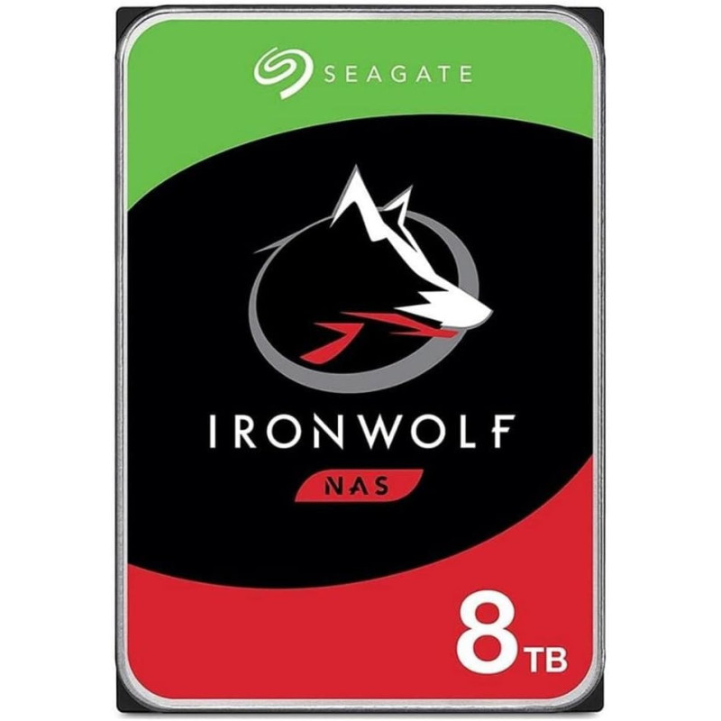 Seagate IronWolf ST8000VN004 Bulk Internal Hard Drive 8.9 cm (3.5 Inches) SATA III