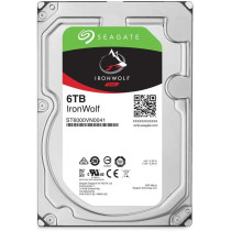 Seagate IronWolf ST6000VN001 Hard Drive (6 TB, 8.9 cm (3.5 Inches) internal, SATA (SATA/600), supported storage system, 7200 rpm, 256 MB buffer)