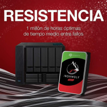 Seagate IronWolf ST6000VN001 Hard Drive (6 TB, 8.9 cm (3.5 Inches) internal, SATA (SATA/600), supported storage system, 7200 rpm, 256 MB buffer)