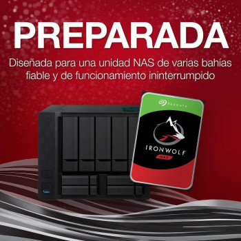 Seagate IronWolf ST6000VN001 Hard Drive (6 TB, 8.9 cm (3.5 Inches) internal, SATA (SATA/600), supported storage system, 7200 rpm, 256 MB buffer)