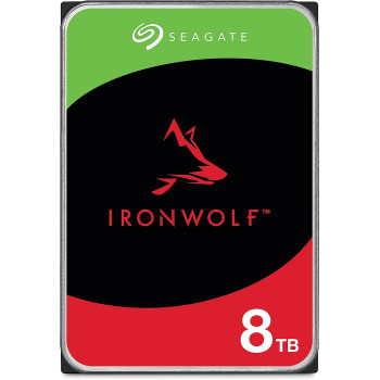 Seagate IronWolf 3.5 Inches 8TB Internal Hard Disk HDD 3 Year Warranty 6Gb/s 256MB 7200rpm 24 Hours Service for PC NAS RV Sensor ST8000VN004