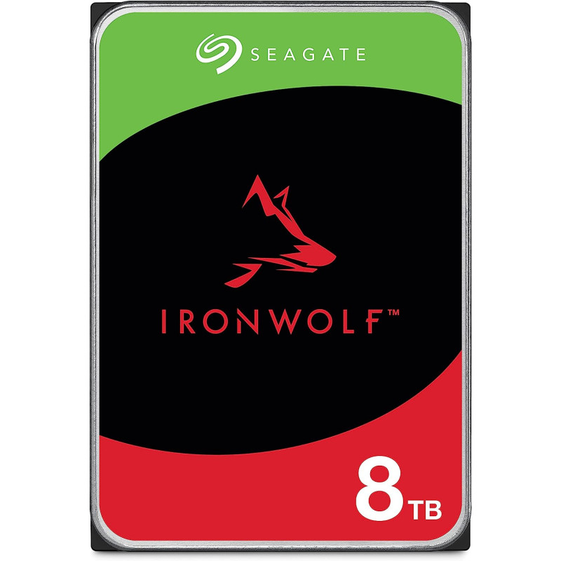 Seagate IronWolf 3.5 Inches 8TB Internal Hard Disk HDD 3 Year Warranty 6Gb/s 256MB 7200rpm 24 Hours Service for PC NAS RV Sensor ST8000VN004