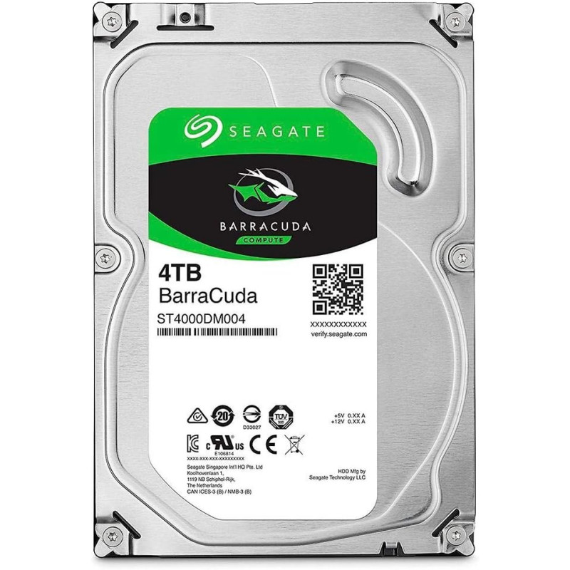 Seagate HD Internal 4TB Barracuda 5400 RPM SATA HDD PC - ST4000DM004