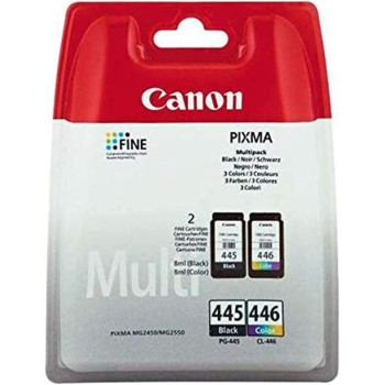 Canon Pg445 and Cl446 Ink Cartridge Combo Pack for Ip2840 Mg2440 Mg2540 Mg2940 Printers