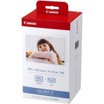 Canon Selphy CP800 Ink Paper, 20 Sheets, Recyclable 4x6 Inches