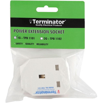 TERMINATOR TPB 1101 One Way UK Power Extension Socket Without Cable