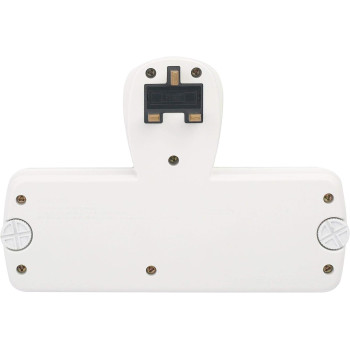 TERMINATOR 2 Way Universal T Socket With 2Usb, 2.1Ah Individual Switch And Indicator Fused In White, Tma 2T-2Usb